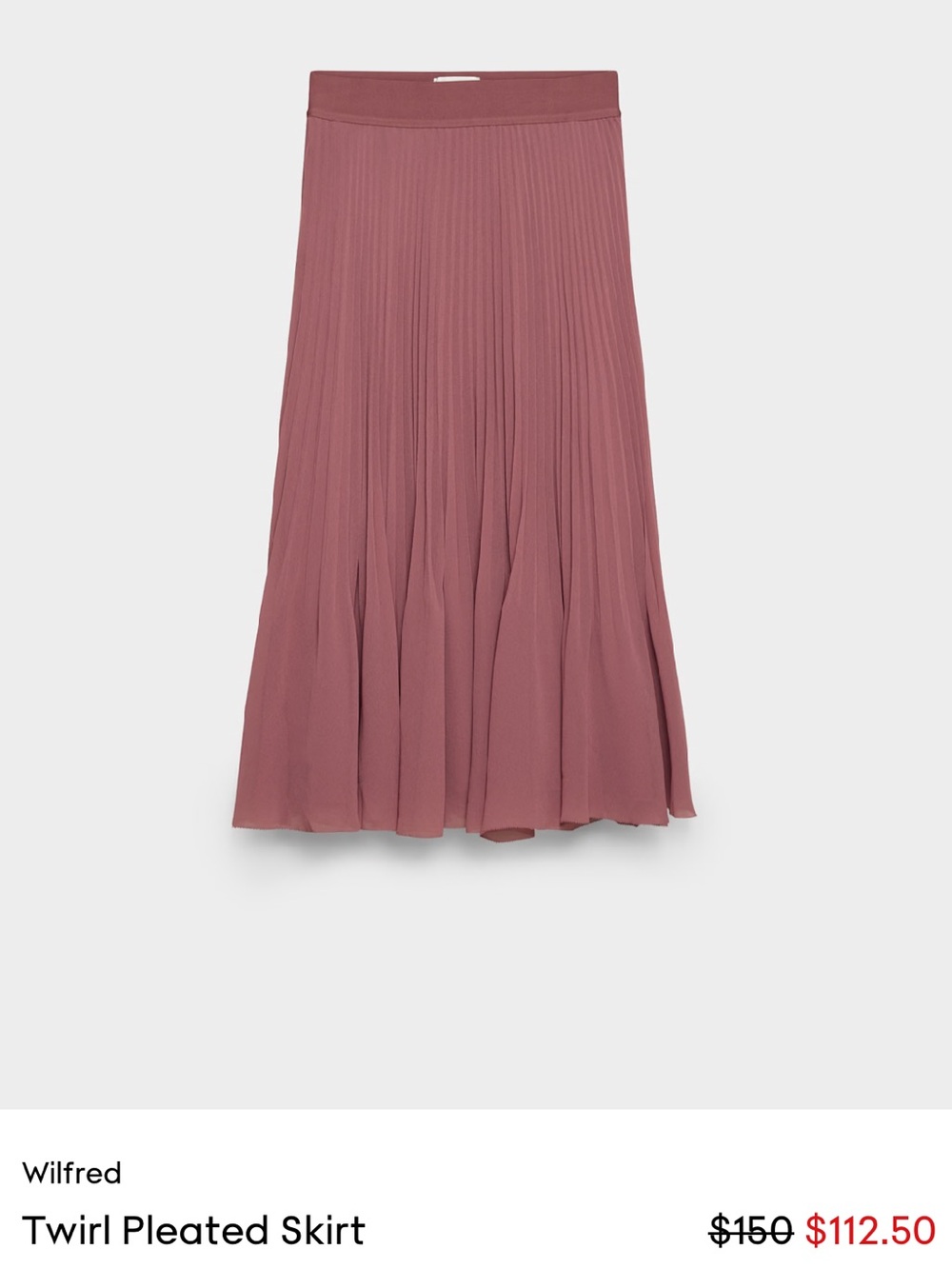 Aritzia • Twirl Pleated Skirt • Size
2XL